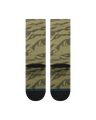 The Stance Mens Camoblend Crew Socks in Dark Green