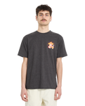 Meowdy T-Shirt in Heather Black