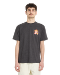 Meowdy T-Shirt in Heather Black