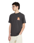 Meowdy T-Shirt in Heather Black