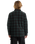 The Volcom Mens Bowered Fleece Overshirt in Scarab