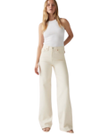 The Levi's® Womens Ribcage Wide Leg Jeans in Barely Freezing