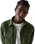 The Levi's® Mens Auburn Worker Shirt in Erick Kombu Green Garment Dye