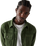 The Levi's® Mens Auburn Worker Shirt in Erick Kombu Green Garment Dye