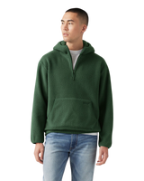 The Levi's® Mens Sherpa Pullover Hoodie in Python Green