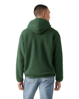 The Levi's® Mens Sherpa Pullover Hoodie in Python Green
