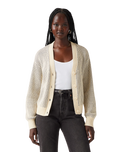 The Levi's® Womens Snowflake Cardigan in Butter Cream Stripe
