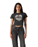 The Levi's® Womens Graphic Essential Sporty T-Shirt in Eagle Pirate Black