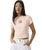 Graphic Essential Sporty T-Shirt in Heart Strawberry Crystal Pink