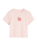 Graphic Essential Sporty T-Shirt in Heart Strawberry Crystal Pink