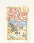 The Levi's® Womens Graphic Boxy T-Shirt in Western Archival Worn By All Cowboys Poster