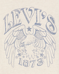 The Levi's® Womens Graphic Boxy T-Shirt in Oatmeal Heather