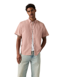 Authentic Button Down Shirt in Woodrose Garment Dye