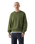 The Levi's® Mens Authentic Crewneck Sweatshirt in Garment Dye Kombu Green