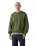 The Levi's® Mens Authentic Crewneck Sweatshirt in Garment Dye Kombu Green