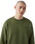 The Levi's® Mens Authentic Crewneck Sweatshirt in Garment Dye Kombu Green