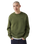 The Levi's® Mens Authentic Crewneck Sweatshirt in Garment Dye Kombu Green