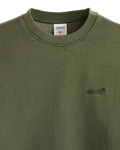 The Levi's® Mens Authentic Crewneck Sweatshirt in Garment Dye Kombu Green