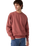 The Levi's® Mens Authentic Sweatshirt in Garment Dye Roan Rouge