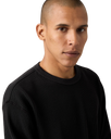 The Levi's® Mens Relaxed Thermal Long Sleeve T-Shirt in Garment Dye Mineral Black