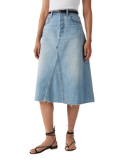 The Levi's® Womens High Rise A Line Decon Skirt in Secret Secret
