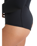 The Billabong Salty Dayz Natural 2/2mm Chest Zip Spring Wetsuit in Black | Available at Anns Cottage