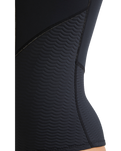 The Billabong Salty Dayz Natural 2/2mm Chest Zip Spring Wetsuit in Black | Available at Anns Cottage