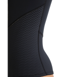 The Billabong Salty Dayz Natural 2/2mm Chest Zip Spring Wetsuit in Black | Available at Anns Cottage