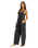 The Billabong Womens Pacific Time Jumpsuit in Black Sands