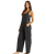 The Billabong Womens Pacific Time Jumpsuit in Black Sands