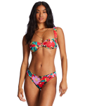 The Billabong Womens Islands Away Underwire Bikini Top in Multi