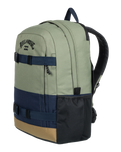 The Billabong Command Stash Backpack in Moss