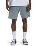The Billabong Mens Crossfire Wave Washed Walkshorts in Blue Haze