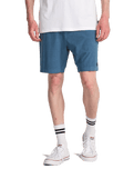 Crossfire Wave Washed Walkshorts in Real Teal