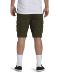 The Billabong Mens Combat Cargo Shorts in Military