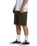 The Billabong Mens Combat Cargo Shorts in Military