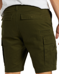 The Billabong Mens Combat Cargo Shorts in Military