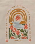 Tropical Arch Shoppers Bag in Natural