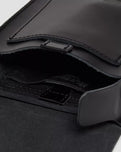 The Dr Martens Womens Box Crossbody Bag in Black Kiev & Smooth Leather