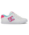 Chelsea Shoes in White, Crazy Pink & Blue