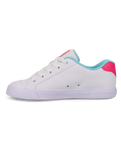 Chelsea Shoes in White, Crazy Pink & Blue
