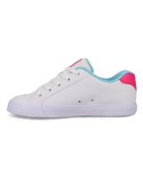 Chelsea Shoes in White, Crazy Pink & Blue