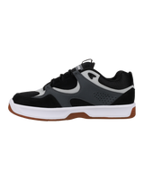 The DC Shoes Mens Kalynx Zero Shoes in Black, Grey & Grey