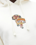 The Stance Mens Interconnected Hoodie in Bone