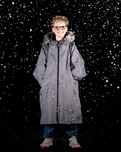 Kids Advance Long Sleeved Snow in Alpine Charcoal Black