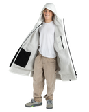 Kids Advance Long Sleeved Snow in Alpine White & Grey
