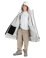 Kids Advance Long Sleeved Snow in Alpine White & Grey
