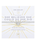 A Little 'She Believed She Could' Bracelet in Gold