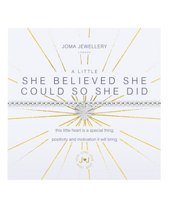 A Little 'She Believed She Could' Bracelet in Gold