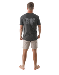 Belted Chino Walkshorts in Stone Cloud